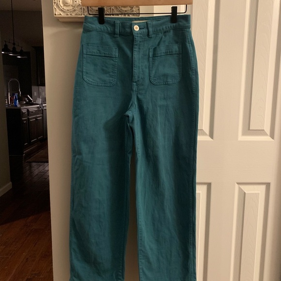 Madewell Emmett 2.0 Wide-Leg Crop Pants - SZ 25 - Picture 5 of 11